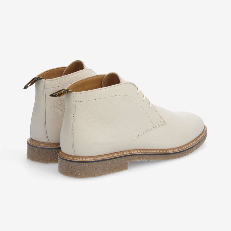 DUBLIN DESERT M - GRAINED LEATHER - ECRU